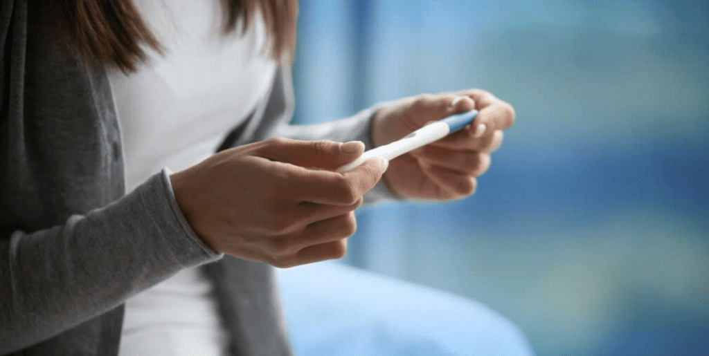 أختبار الحمل بعد حل مشكلة تأخر الانجاب
